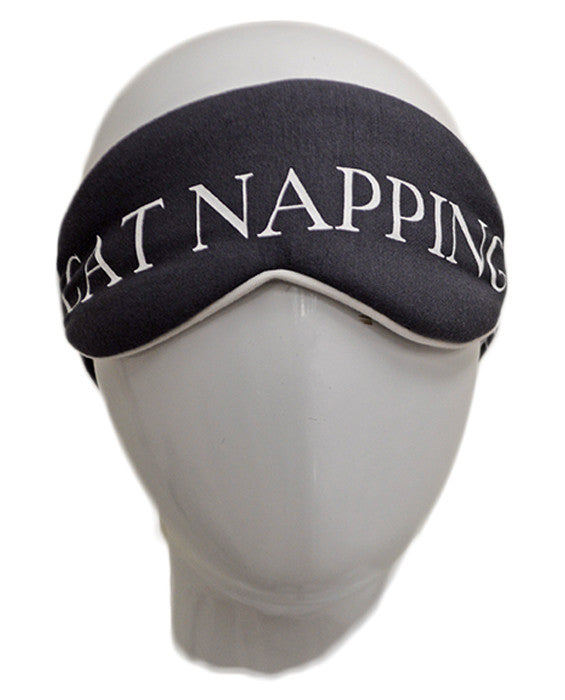 Cat Napping Eyemask - CHAR