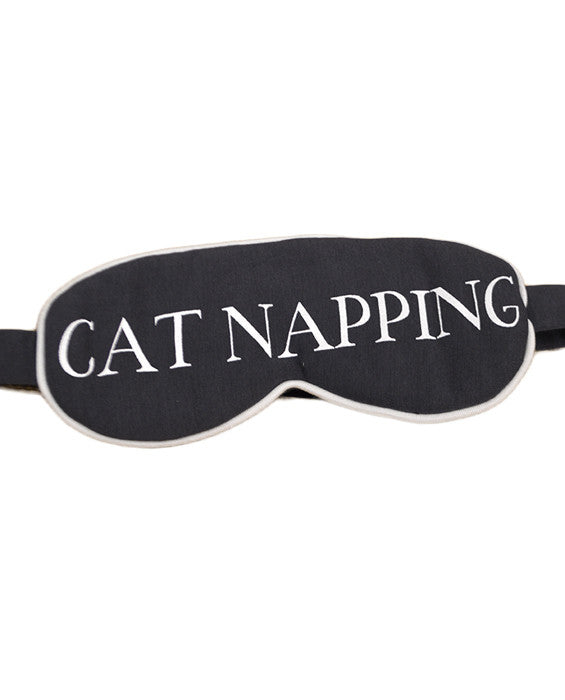Cat Napping Eyemask - CHAR