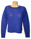 Brushed Pointel Sweater- ELECBLUE