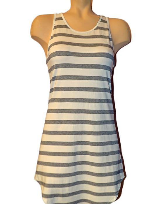 Striped Roby Dress NAVYWHT - NAVYWHT