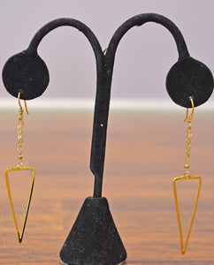 Double Triangle Earrings- MULTI