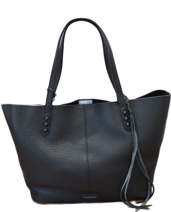 Unlined Tote- BLACK