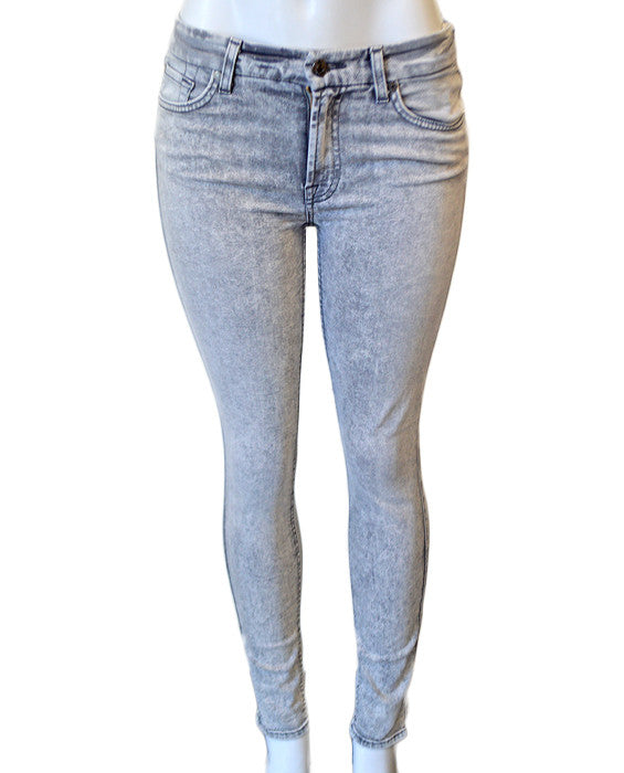 Mid Rise Ankle Skinny - SMOKEGRE