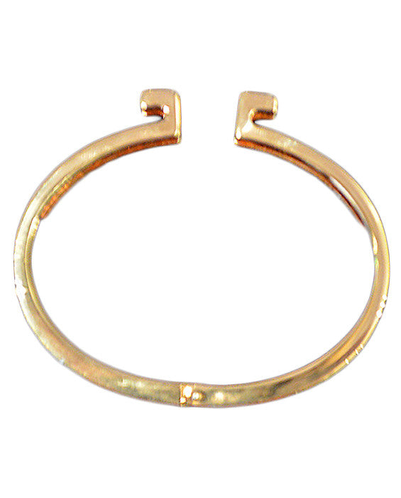 Mini Omega Cut Out Bracelet- GOLD