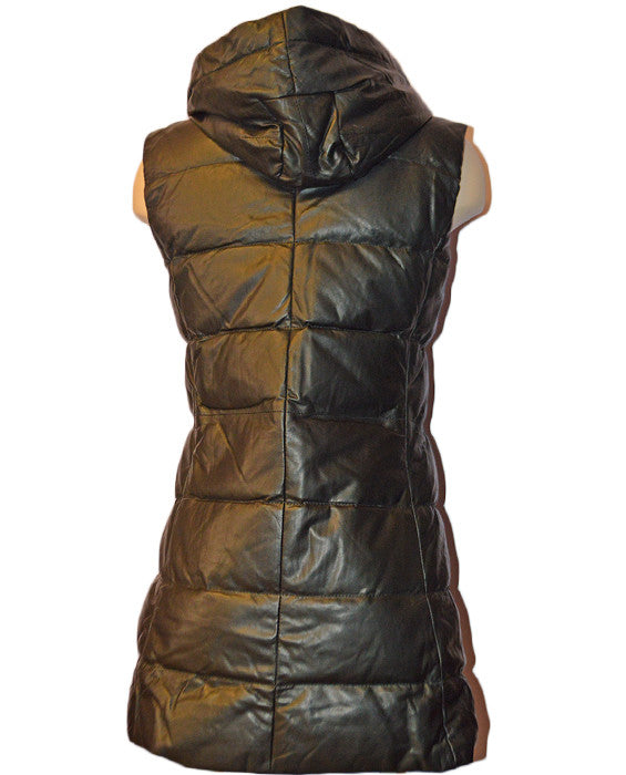Hooded Leather - BLACK