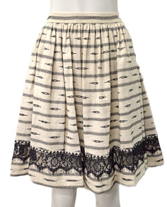 Mazie Skirt - WHTBLK