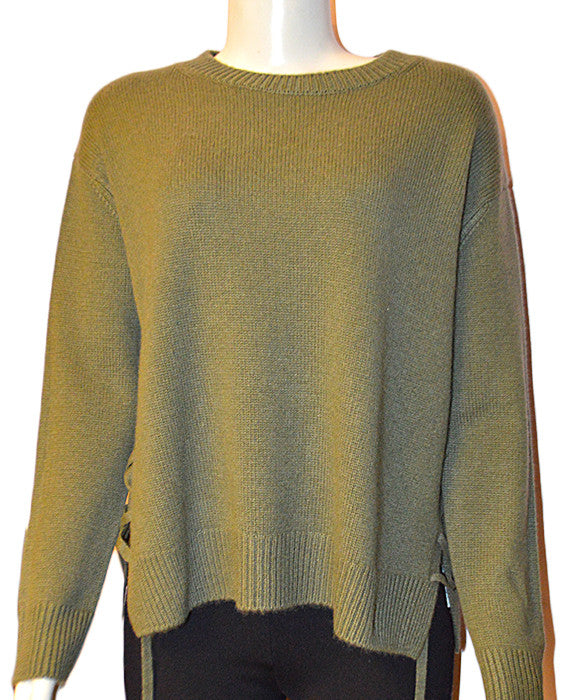 Lace Up Pullover OLIVEWOO